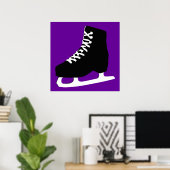 Poster patinage (Bureau à domicile)