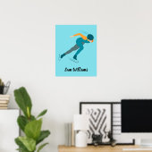 Poster Patinage de vitesse (Bureau à domicile)