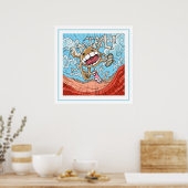 Poster Patinage Monster (Cuisine)