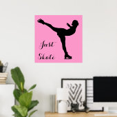 Poster Patinage sur glace (Bureau à domicile)