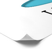 Poster Patinage sur glace de pingouin (Coin)