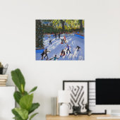 Poster Patinage sur glace Musée d'histoire naturelle 2014 (Bureau à domicile)