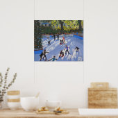 Poster Patinage sur glace Musée d'histoire naturelle 2014 (Cuisine)