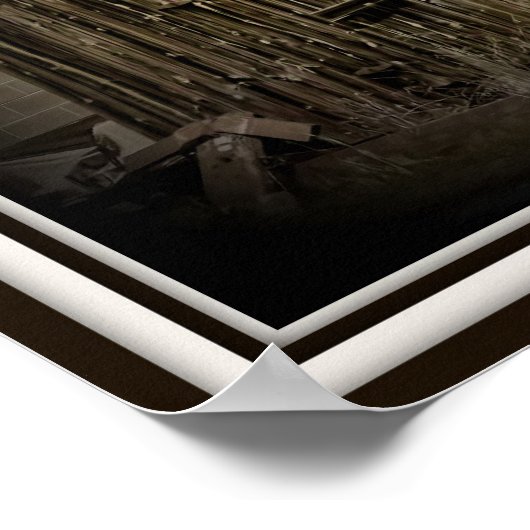 Poster Patiné (Coin)