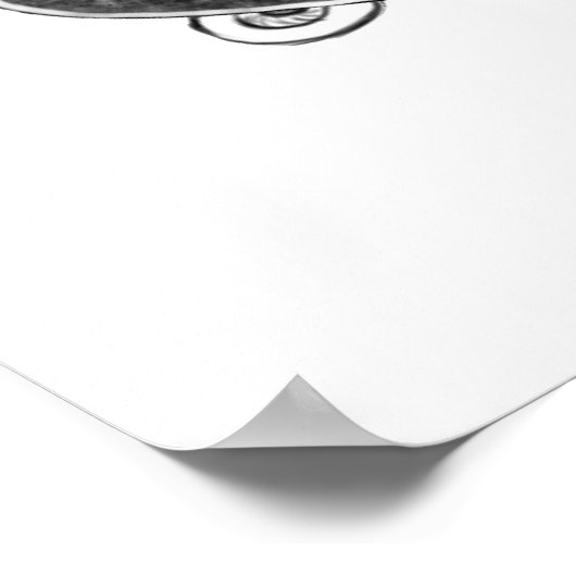 Poster Patiner en direct -Poster 70x50 (Coin)