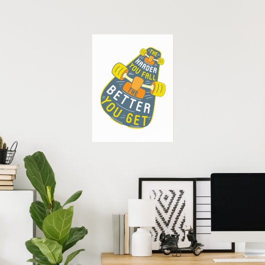 Poster Patiner plus (Bureau à domicile)