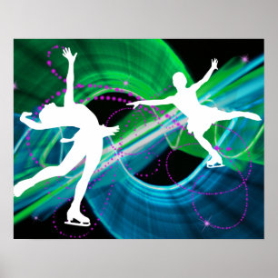 Poster Patineur artistique Bedazzled Patinage sur glace