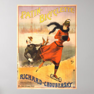 Poster Patins en ligne 1890