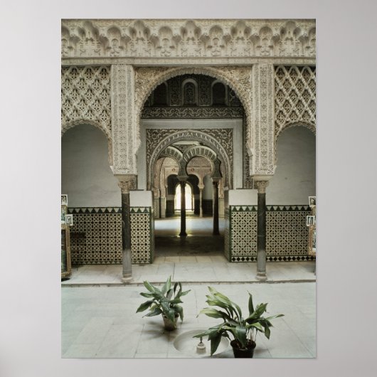 Poster Patio de las Munecas, 12ème-14ème siècle (Devant)