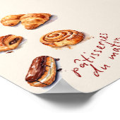 Poster Pâtisseries du matin (Coin)