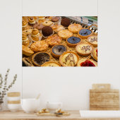 Poster Pâtisseries françaises, Paris, France (Cuisine)