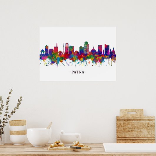 Poster Patna Bihar Skyline (Cuisine)
