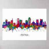 Poster Patna Bihar Skyline (Devant)