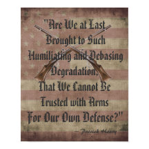 Patrick Henry Right to Bear Armoiries