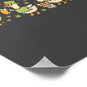 Poster Patricks Day,funny Goose, Shamrock, Beer Gift Tee  (Coin)