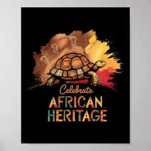 Poster Patrimoine Africain Kwanzaa Mois de l'histoire des