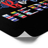 Poster Patrimoine hispanique Boricua (Coin)