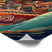 Poster Patrimoine solaire : Odyssée Abstraite de l'art ph (Coin)