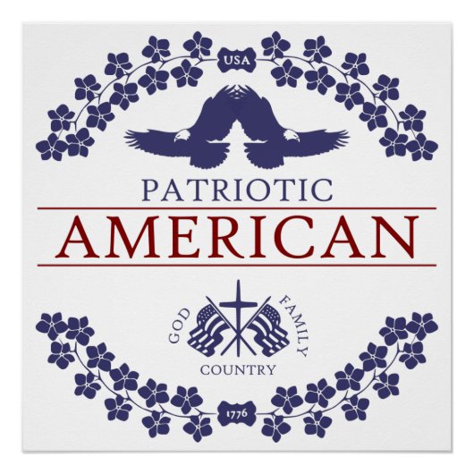 Poster PATRIOT Américain (Devant)