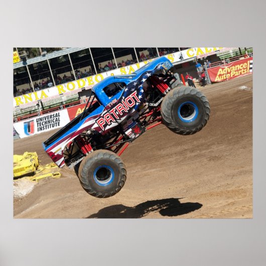 Poster Patriote Monster Truck Imprimer (Devant)