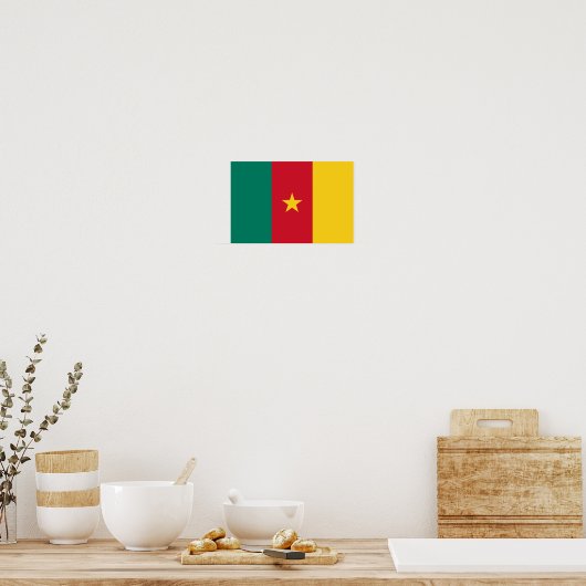 Poster Patriotic Cameroon (Cuisine)
