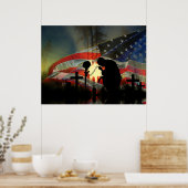 Poster Patriotic ou vétéran Pick one View Artist Comments (Cuisine)