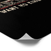 Poster Patriotic Politics Protest No Kings In America (Coin)