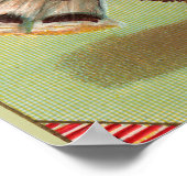 Poster Patriotic Turkey Vintage Thanksgiving (Coin)