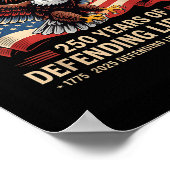 Poster Patriotic Usa Army Us Military Parade 250th Annive (Coin)