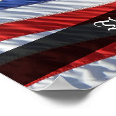 Poster Patriotique avec drapeau américain Imprimer (Coin)