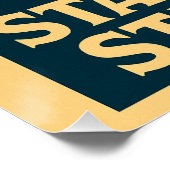 Poster Patriotique Bigfoot (STAND TALL. RESTE LIBR (Coin)