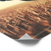 Poster Patriotique Jésus Américain Bible chrétienne (Coin)