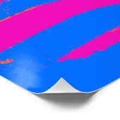 Poster Patriotique Scooter Rider et US Drapeau Artwork (Coin)