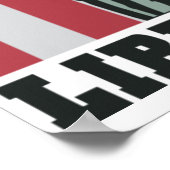 Poster patriotique - Statue de la Liberté - Drapea (Coin)