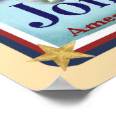 Poster Patriotique USA - Croix Rouge Rejoignez (Coin)