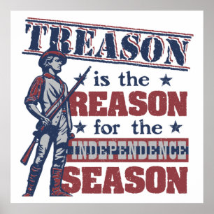 Poster patriotique - Vintage Americana