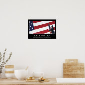 Poster Patriotisme : Citation inspirante (Cuisine)