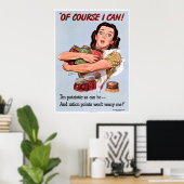 Poster Patriotisme de la Seconde Guerre mondiale (Bureau à domicile)