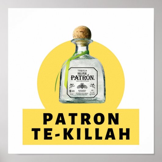 Poster Patron Tequila (Devant)