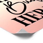 Poster Patronne (Coin)