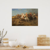 Poster Patrouille arabe Adolf Schreyer (Cuisine)