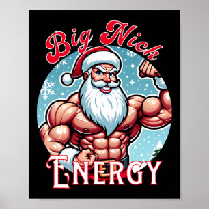 Poster Patrouille de Noël de Santa Big Nick Energy' Noël