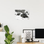 Poster patrouille des Marines américains dans le col Khow (Bureau à domicile)