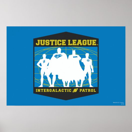 Poster Patrouille intergalactique de la Ligue de Justice (Devant)