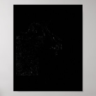 Poster Patte dans le dos design de dicton sarcastique cha