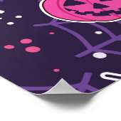 Poster Patters de Cute Cats et Pumkins (Coin)