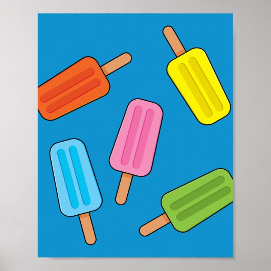 Poster Patters de Popsicles (Devant)