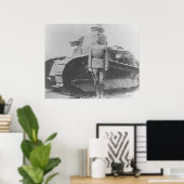 Poster Patton général pendant la première guerre mondiale (Bureau à domicile)
