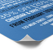 Poster Pâturage des vaches, Publicité Cheesemonger (Coin)