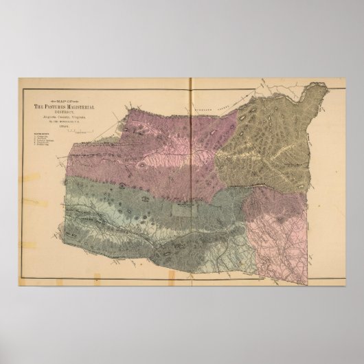 Poster Pâturages, comté d'Augusta (Devant)